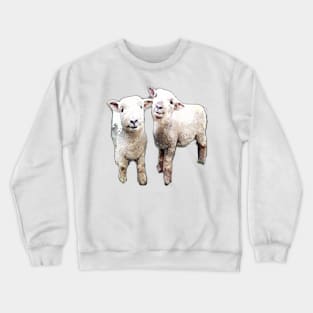 Two Sheep bywhacky Crewneck Sweatshirt